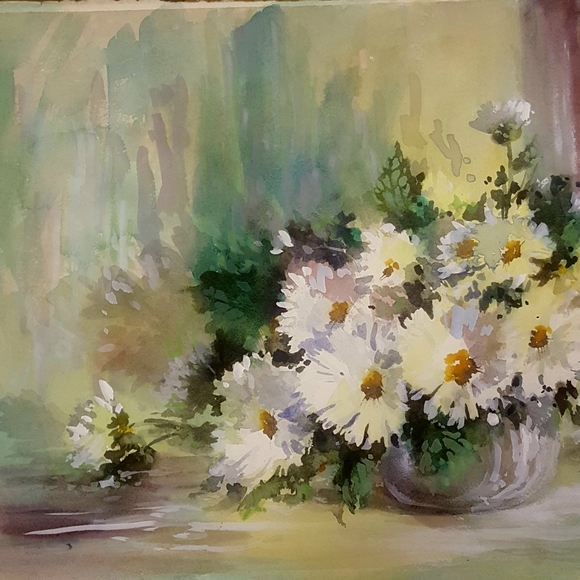 daisies original  watercolor - Picture 1 of 1